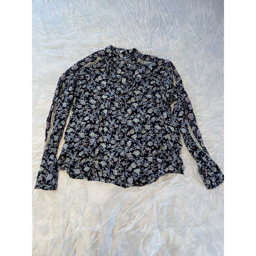 Floral Free People Blouse XS